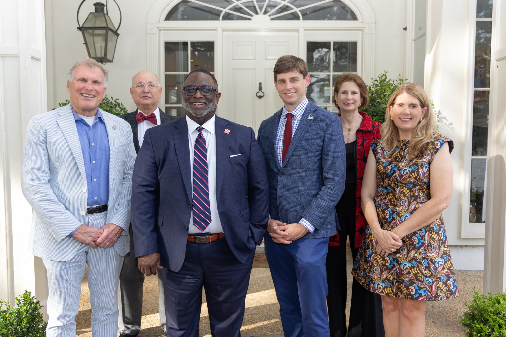 Chancellor Willie Smith with board members.